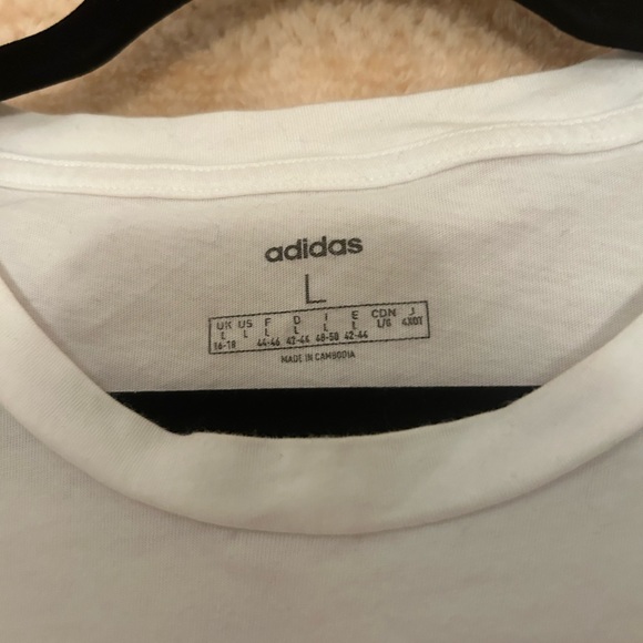 Adidas Women's Training essential T-shirt Workout Size L - Picture 8 of 8